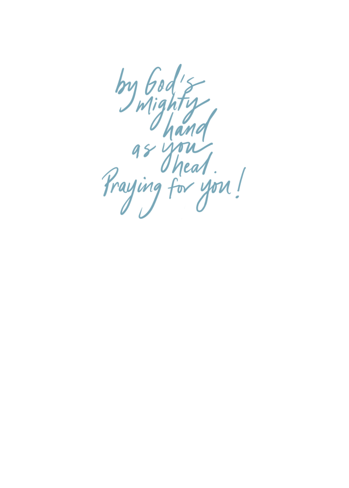 #036 You're Covered/Thinking of You Card, 5x7"