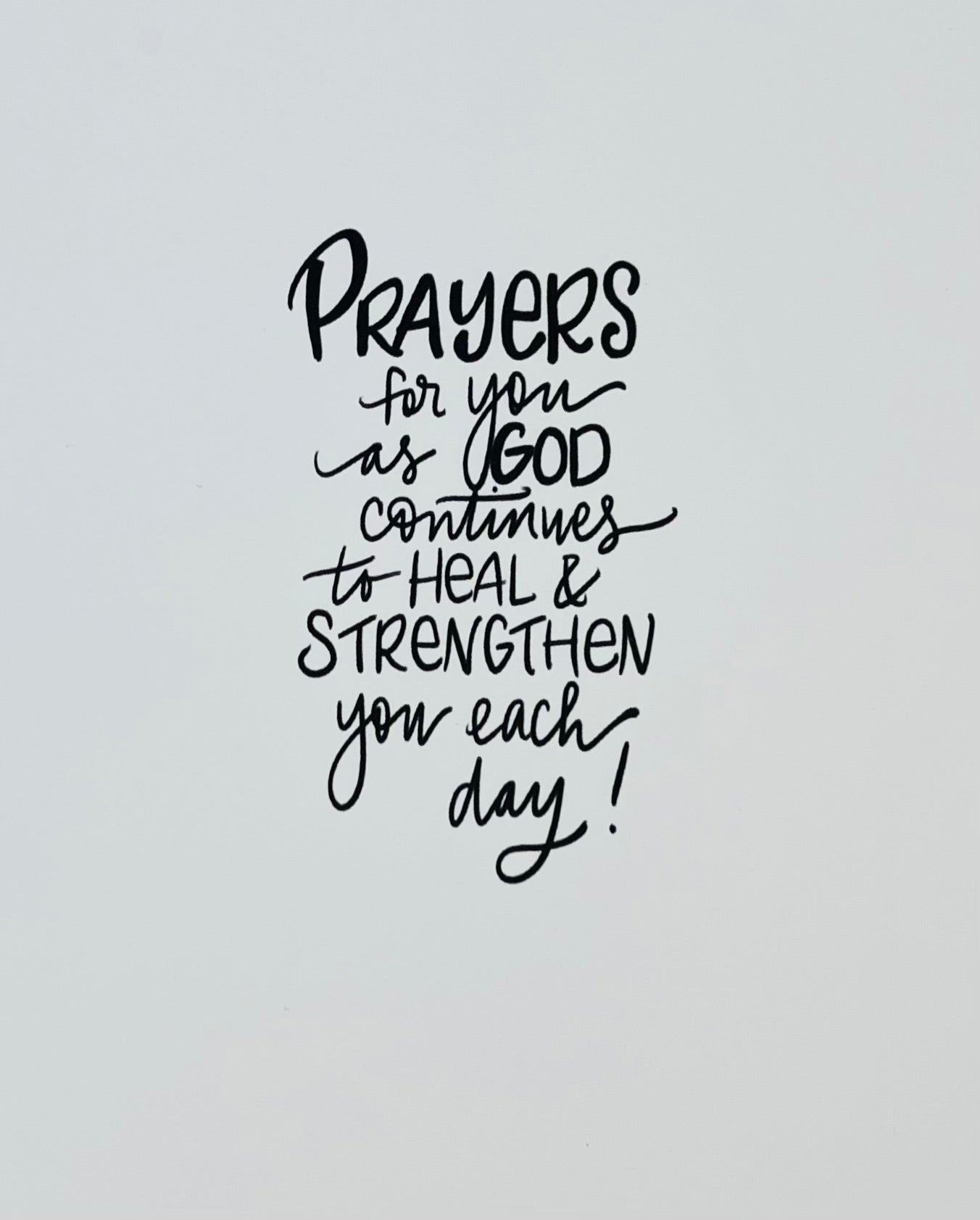 #005 Thinking of You/Prayers for You/Anytime Scripture Card, 5 x 7"