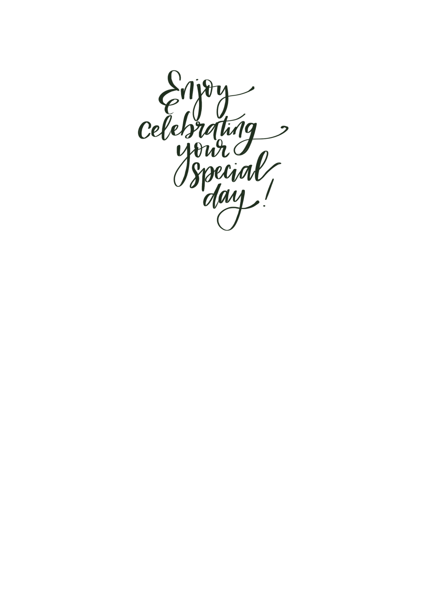 #032 Anniversary Card, 5x7"