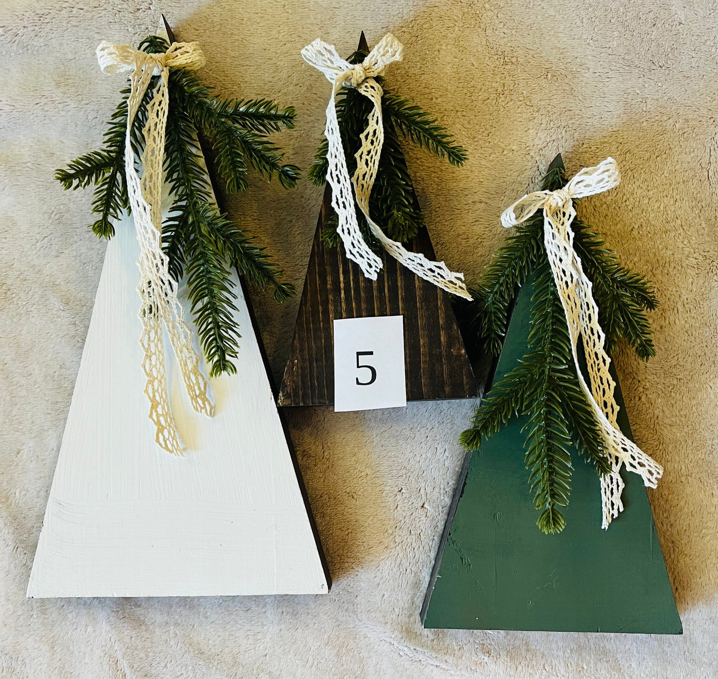 Christmas Trees, Set of 3 ***SALE on current stock***