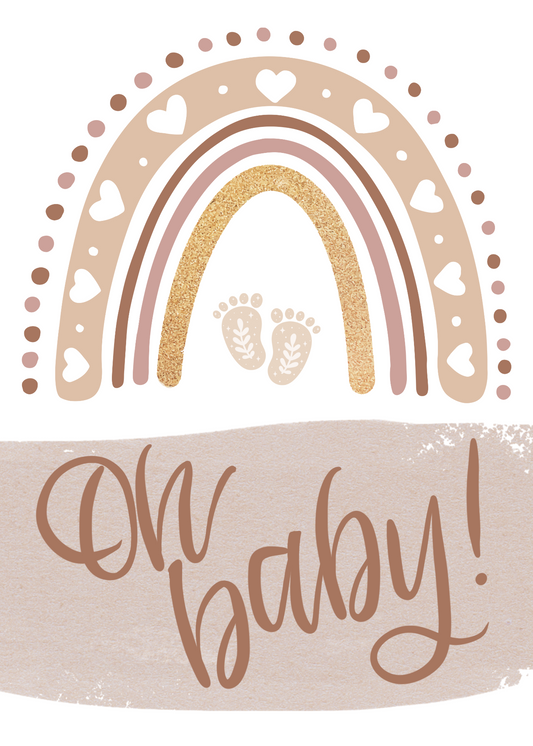 #035 Baby Shower/Gender Neutral Card, 5x7"