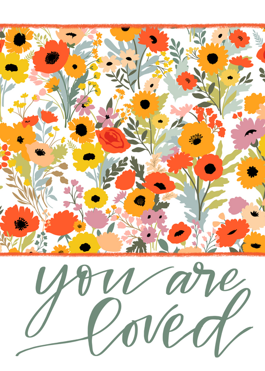 #037 You are Loved, 5x7"