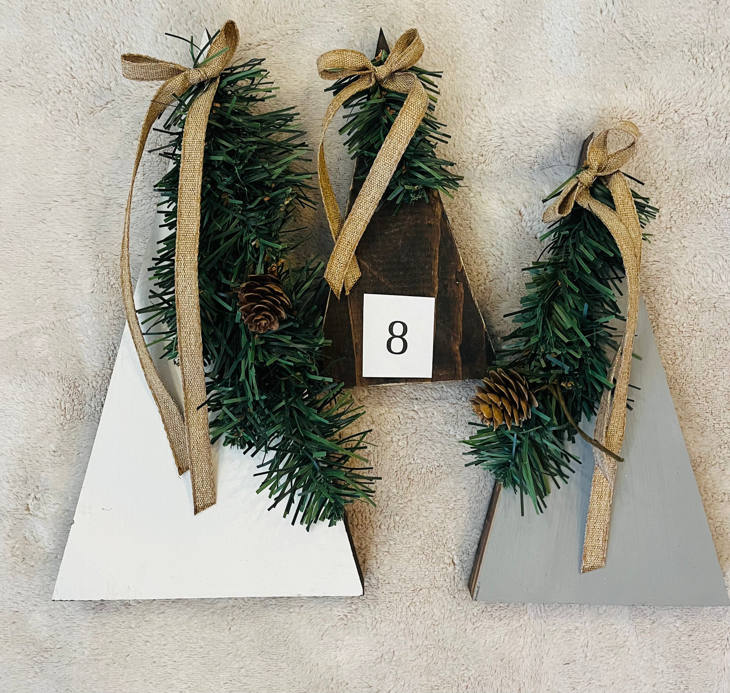 Christmas Trees, Set of 3 ***SALE on current stock***