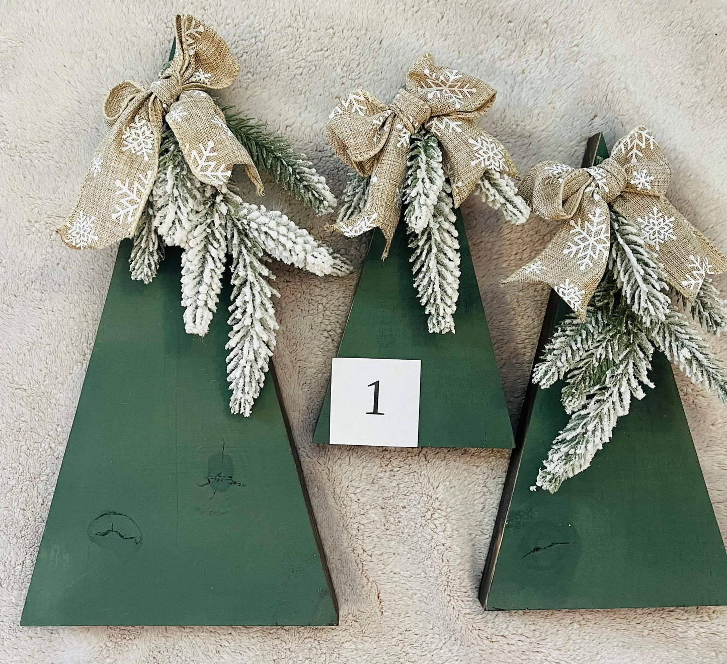 Christmas Trees, Set of 3 ***SALE on current stock***