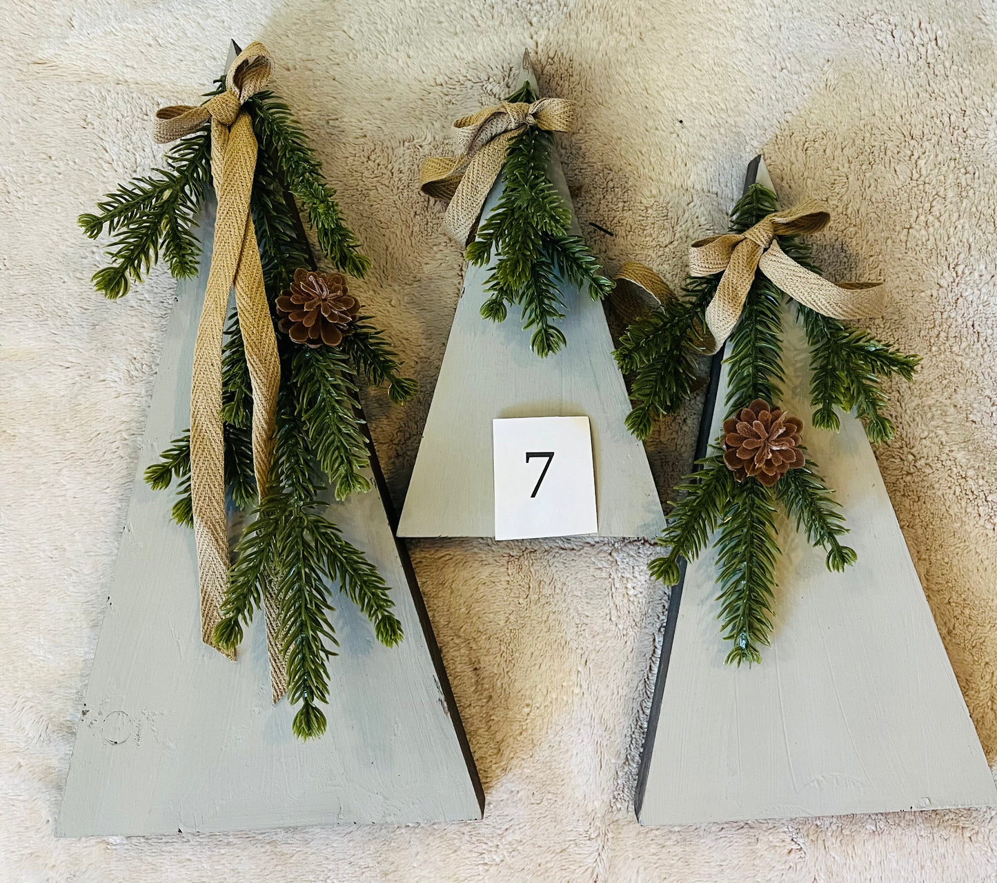 Christmas Trees, Set of 3 ***SALE on current stock***