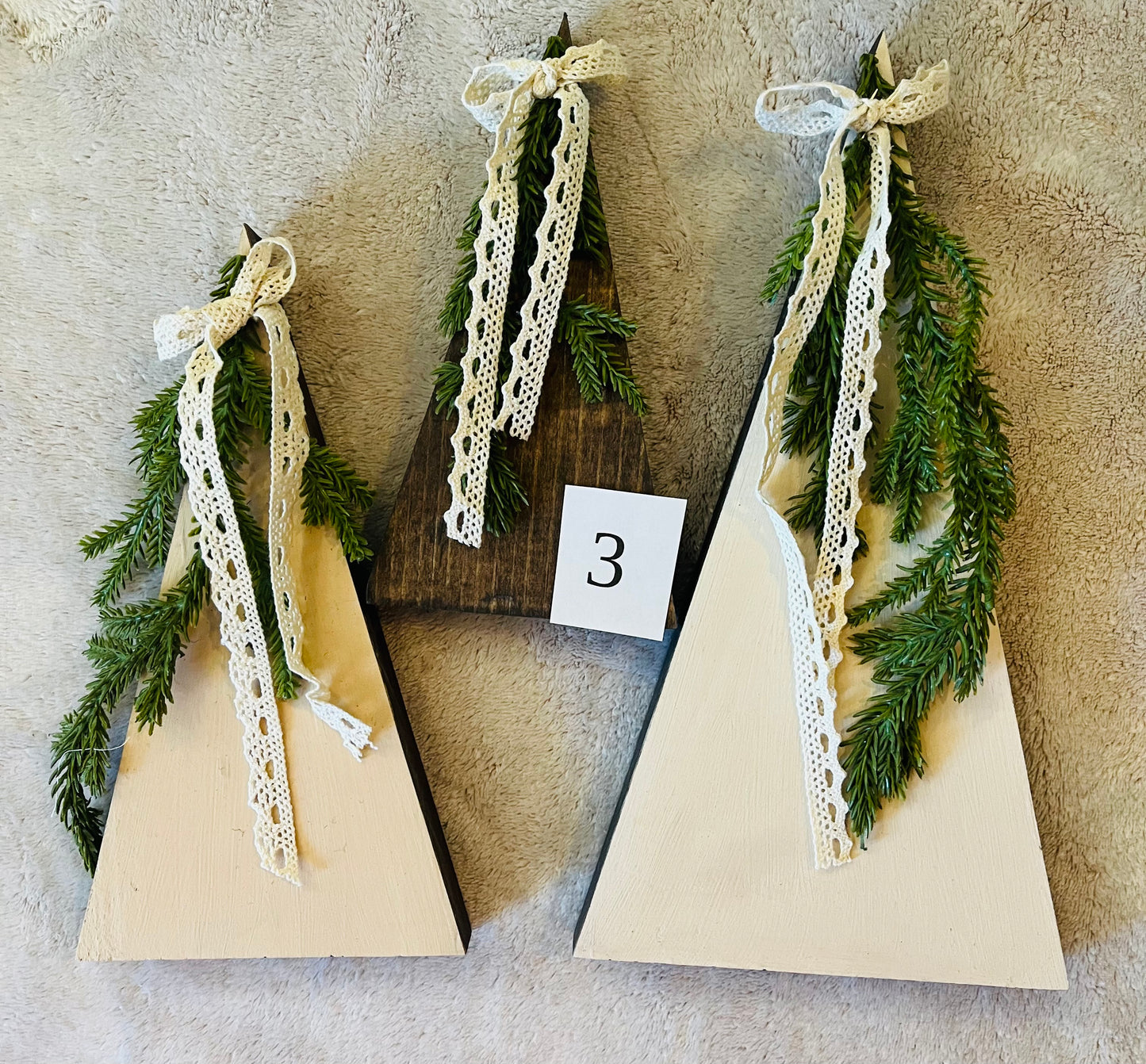 Christmas Trees, Set of 3 ***SALE on current stock***