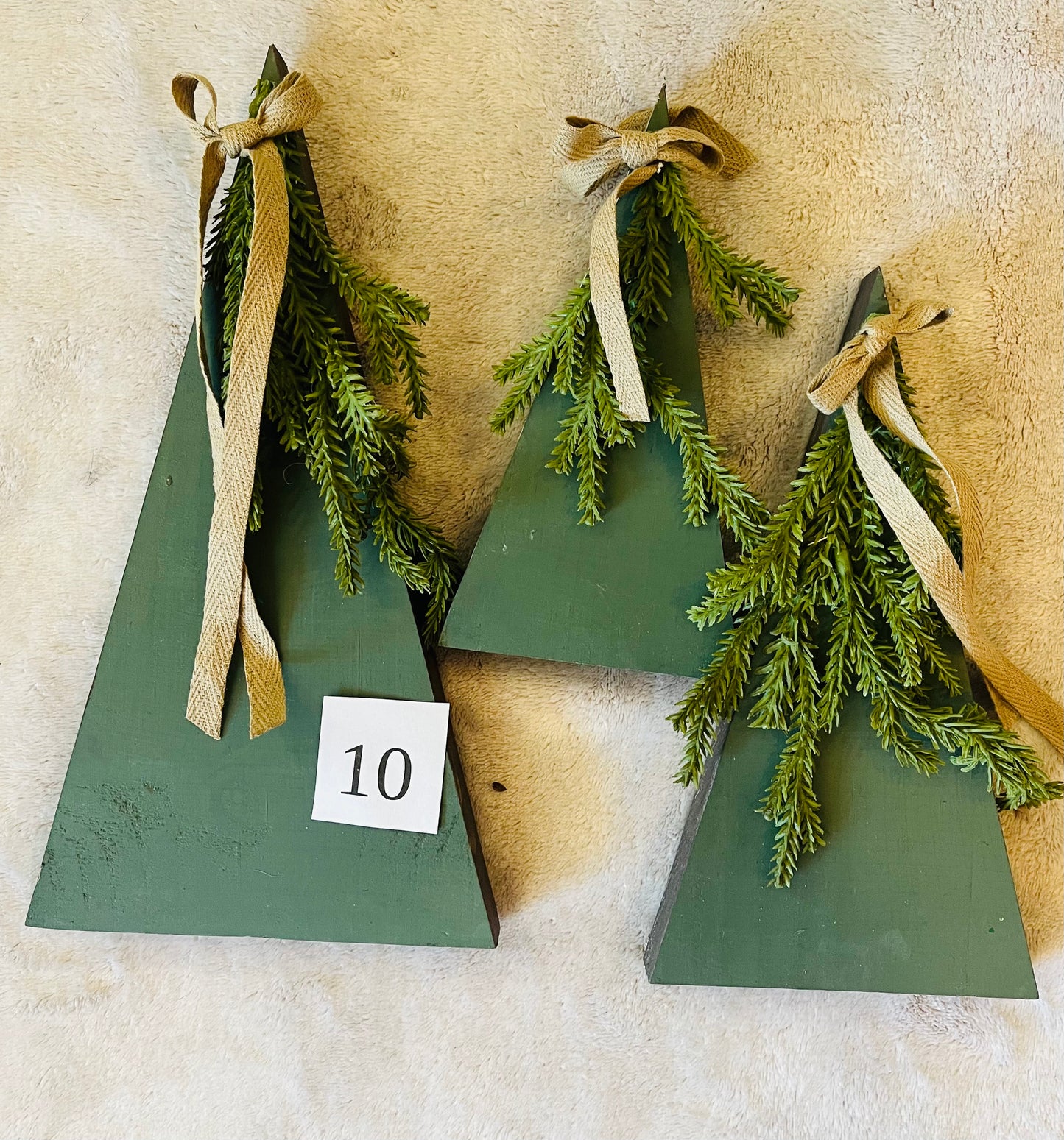 Christmas Trees, Set of 3 ***SALE on current stock***