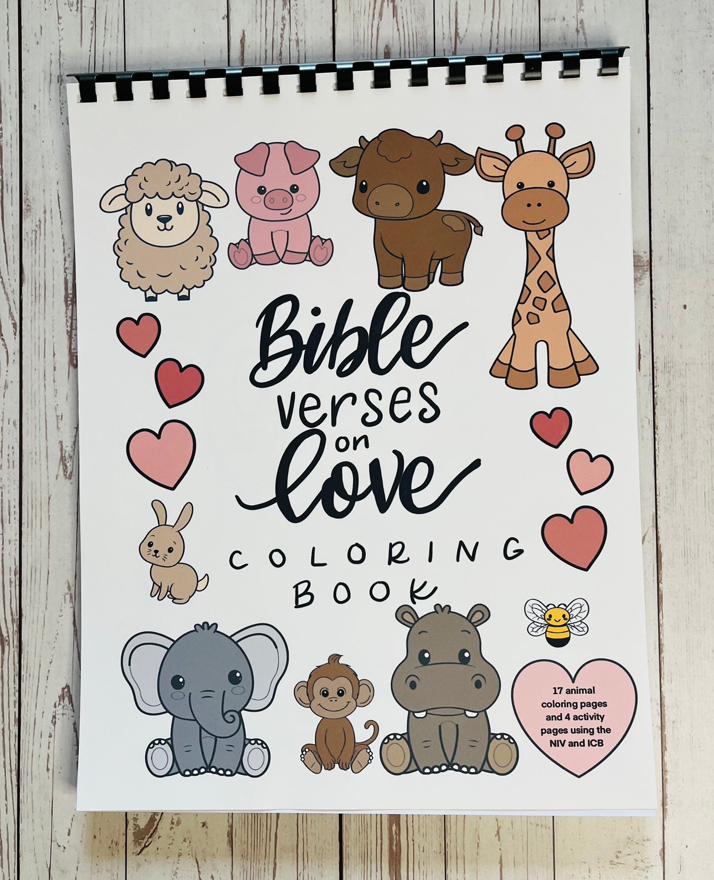 Coloring Book: Bible Verses on Love