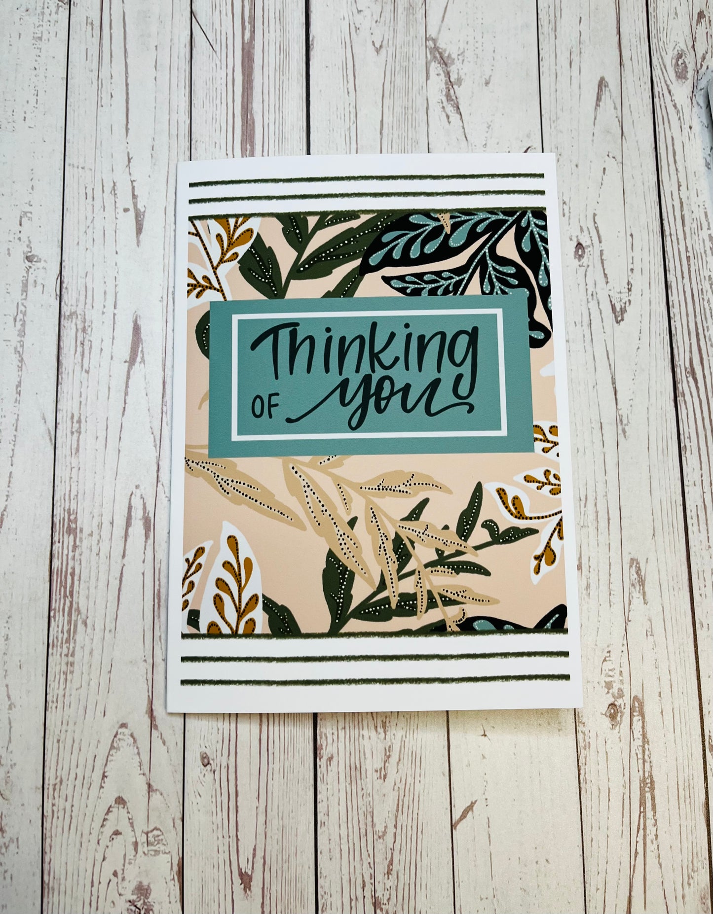 #021 Thinking of You/Encouragement Card, 5 x 7"