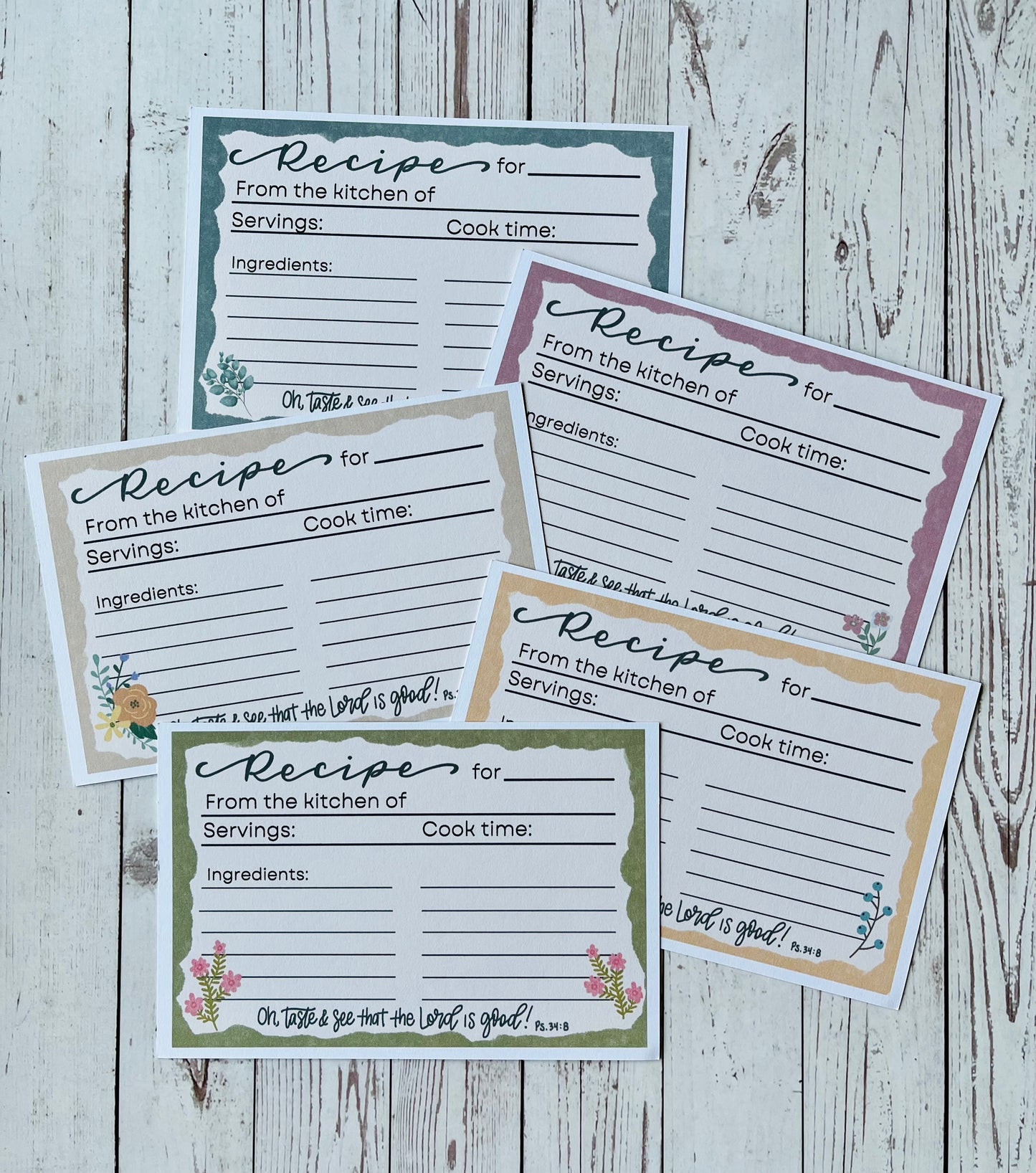 Recipe Cards