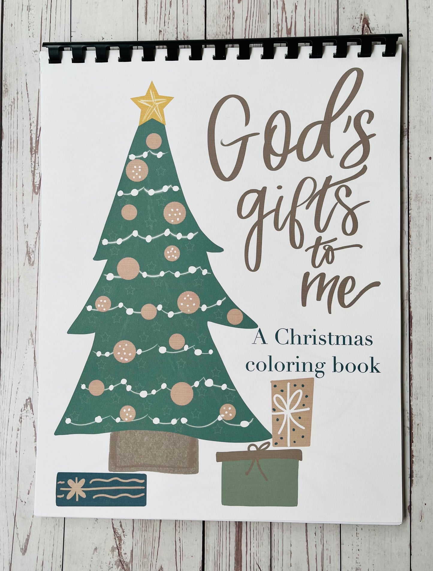 SALE! $8... Christmas Coloring Book: God's Gifts to Me